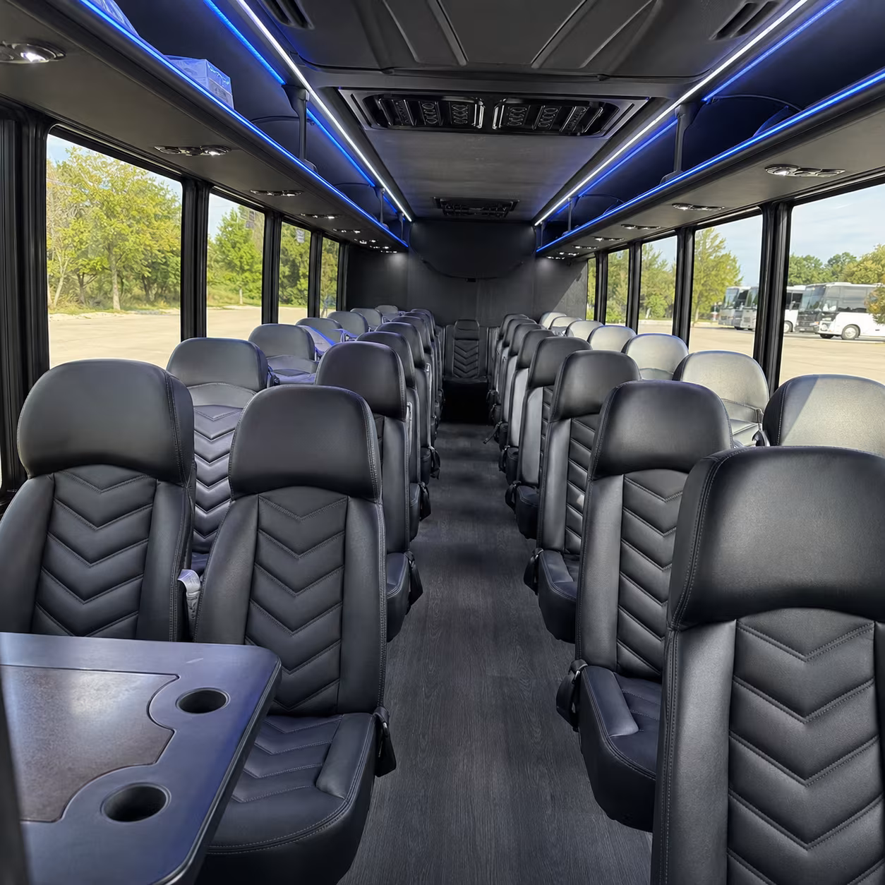 Aurora Airport Shuttle & Transportation party bus exterior