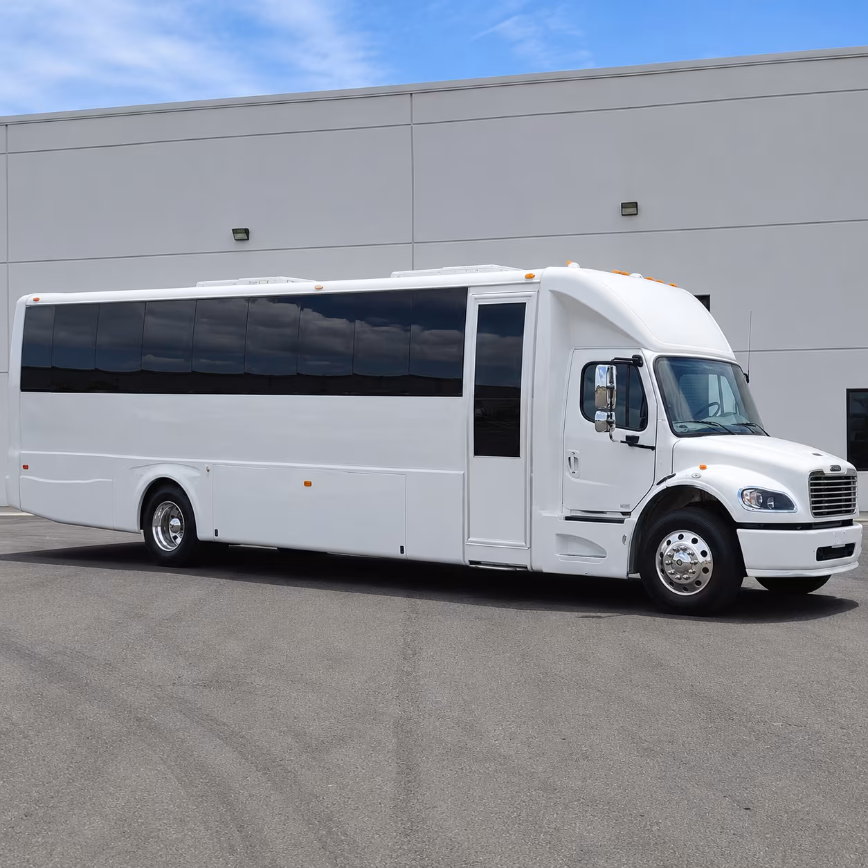 Aurora Bachelor & Bachelorette Transportation party bus exterior