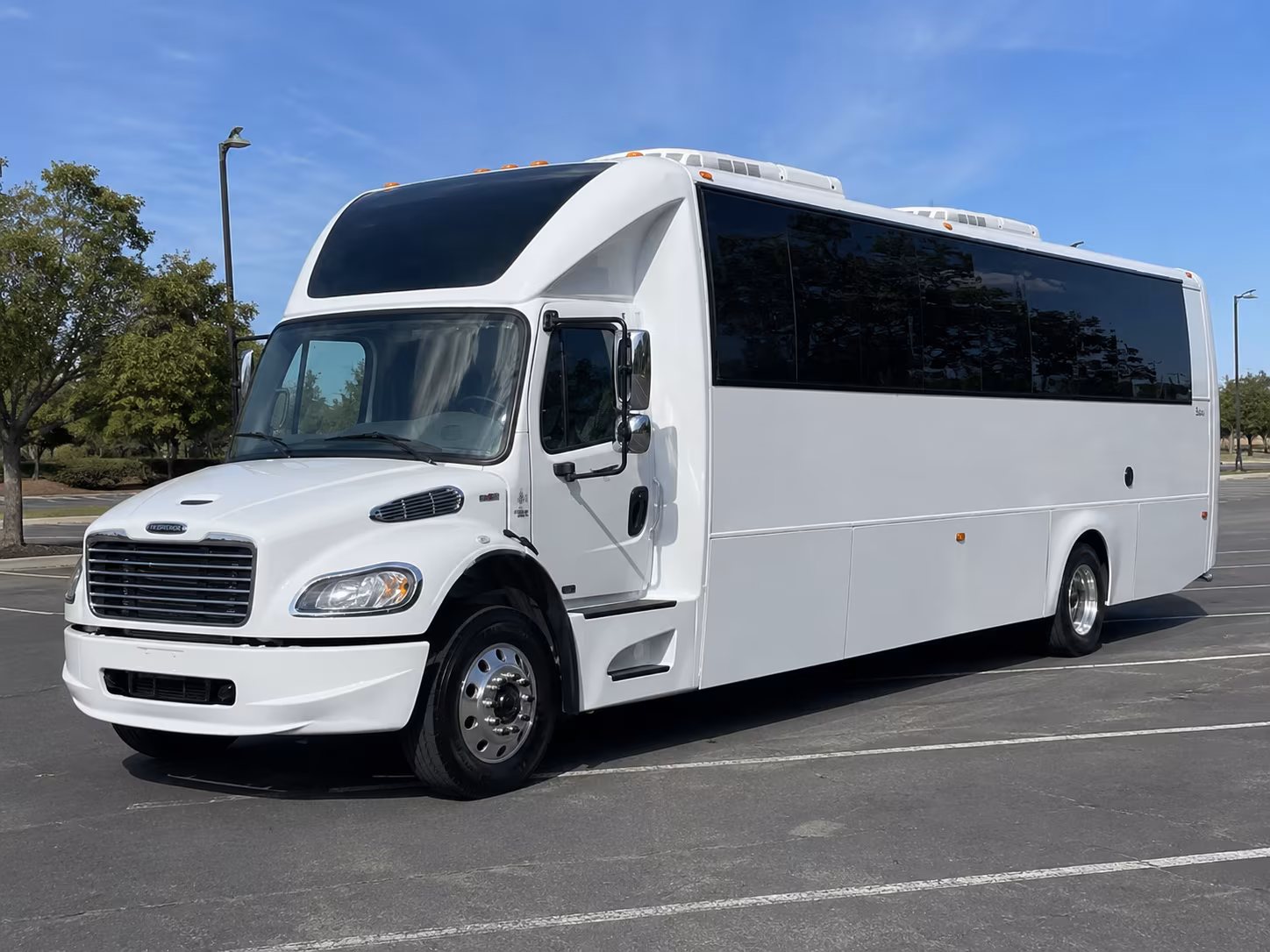 Aurora Concert & Music Festival Transportation party bus exterior