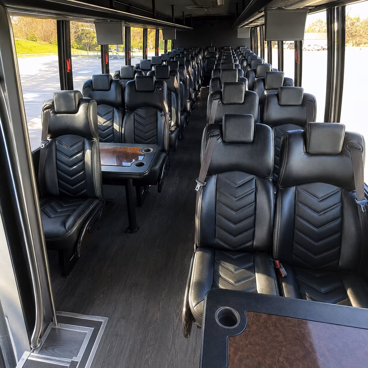 Aurora Corporate Transportation party bus exterior