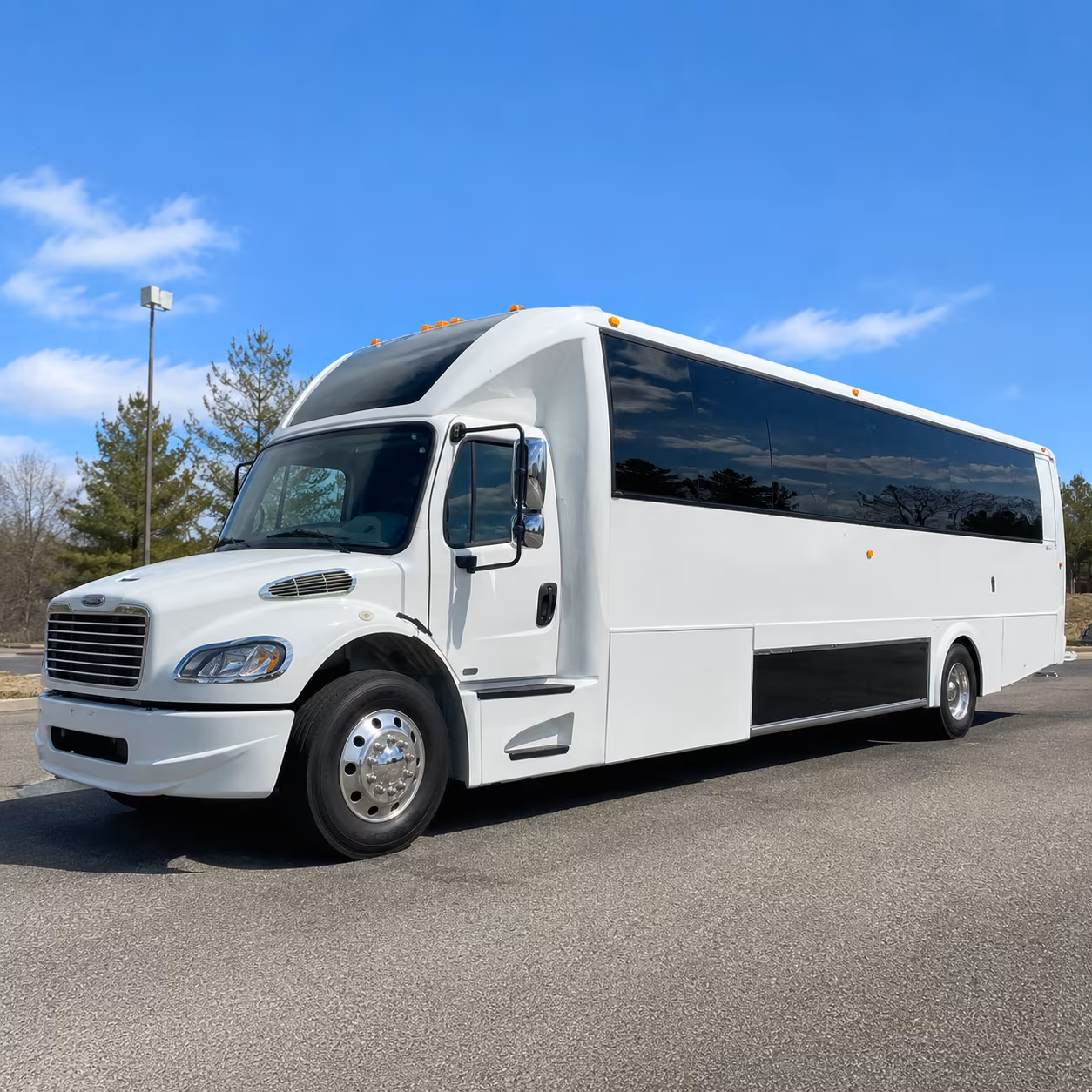 Aurora Private Event Transportation party bus interior