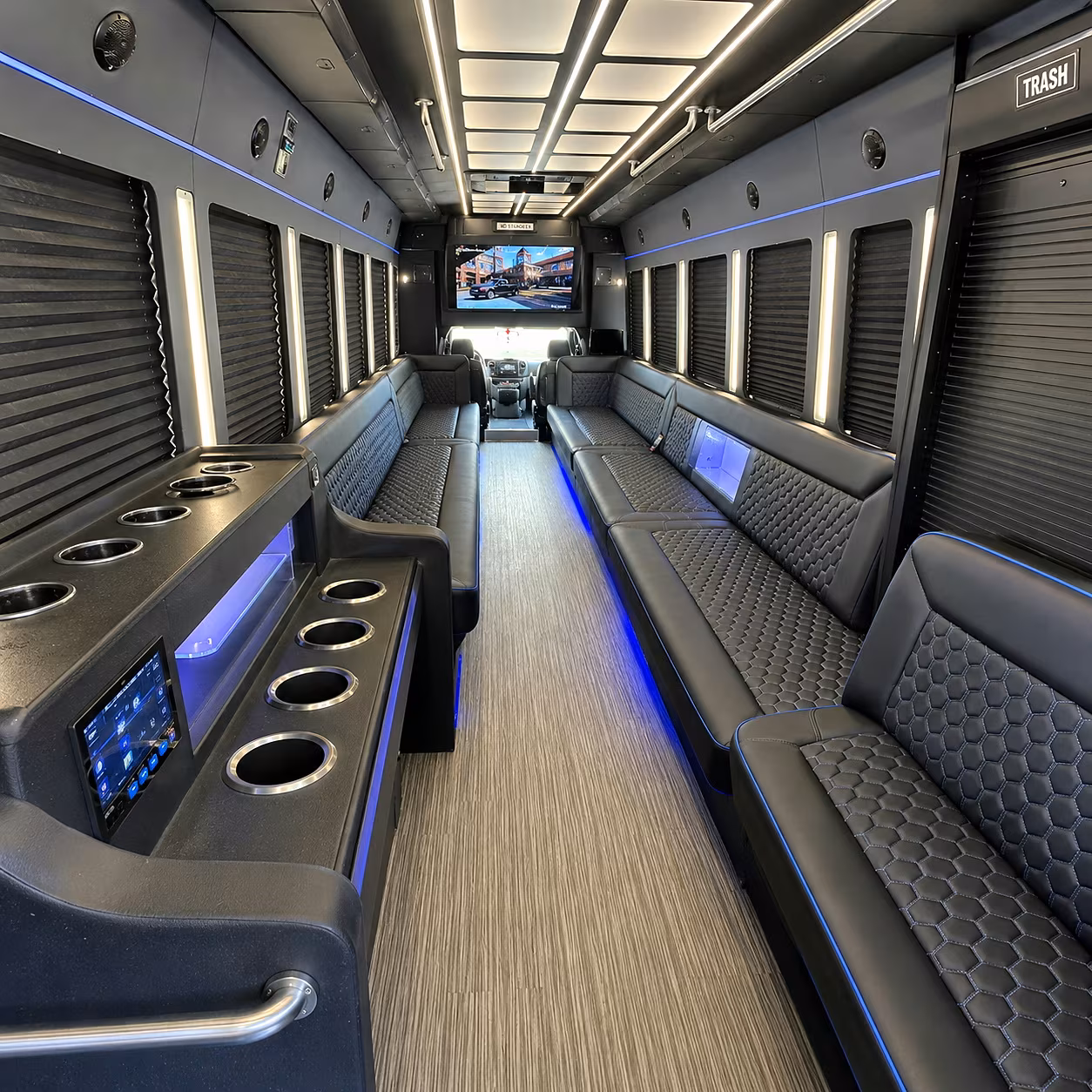 Aurora Prom & Homecoming Transportation onboard seating
