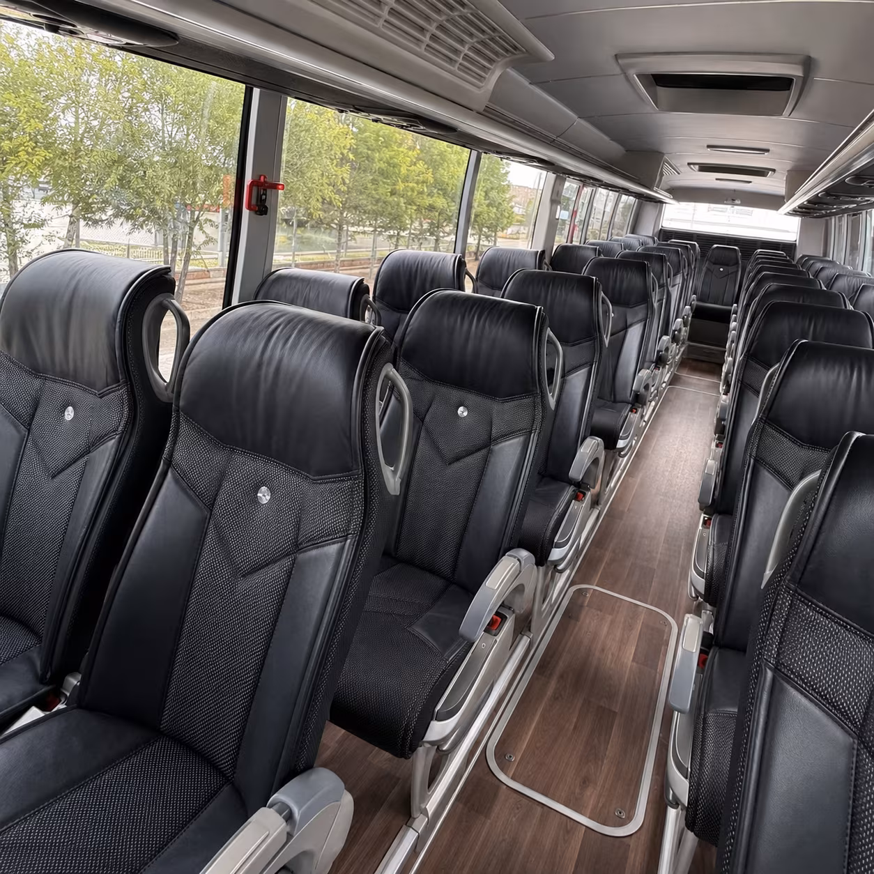 Aurora School Event Transportation party bus exterior