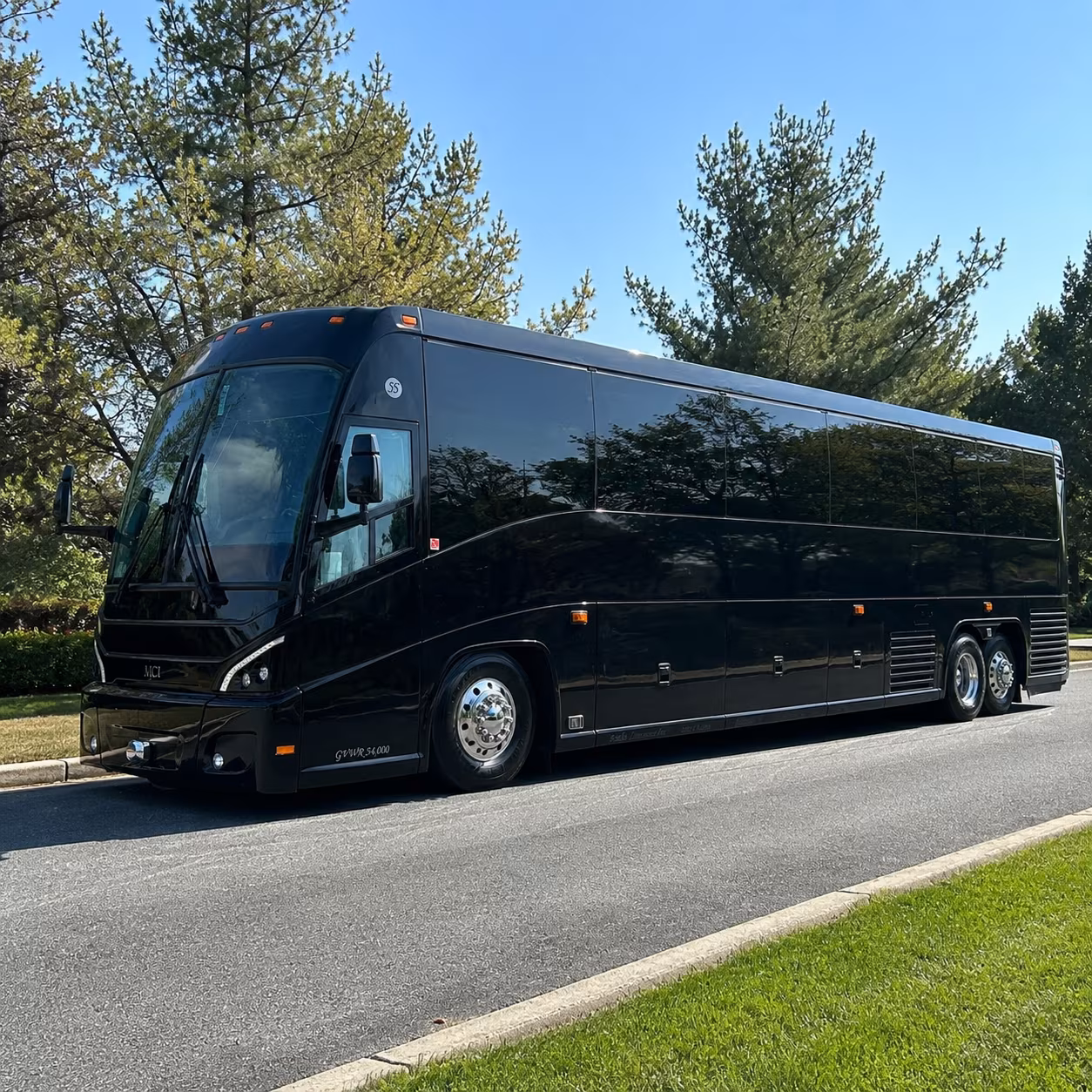 Aurora School Event Transportation party bus exterior