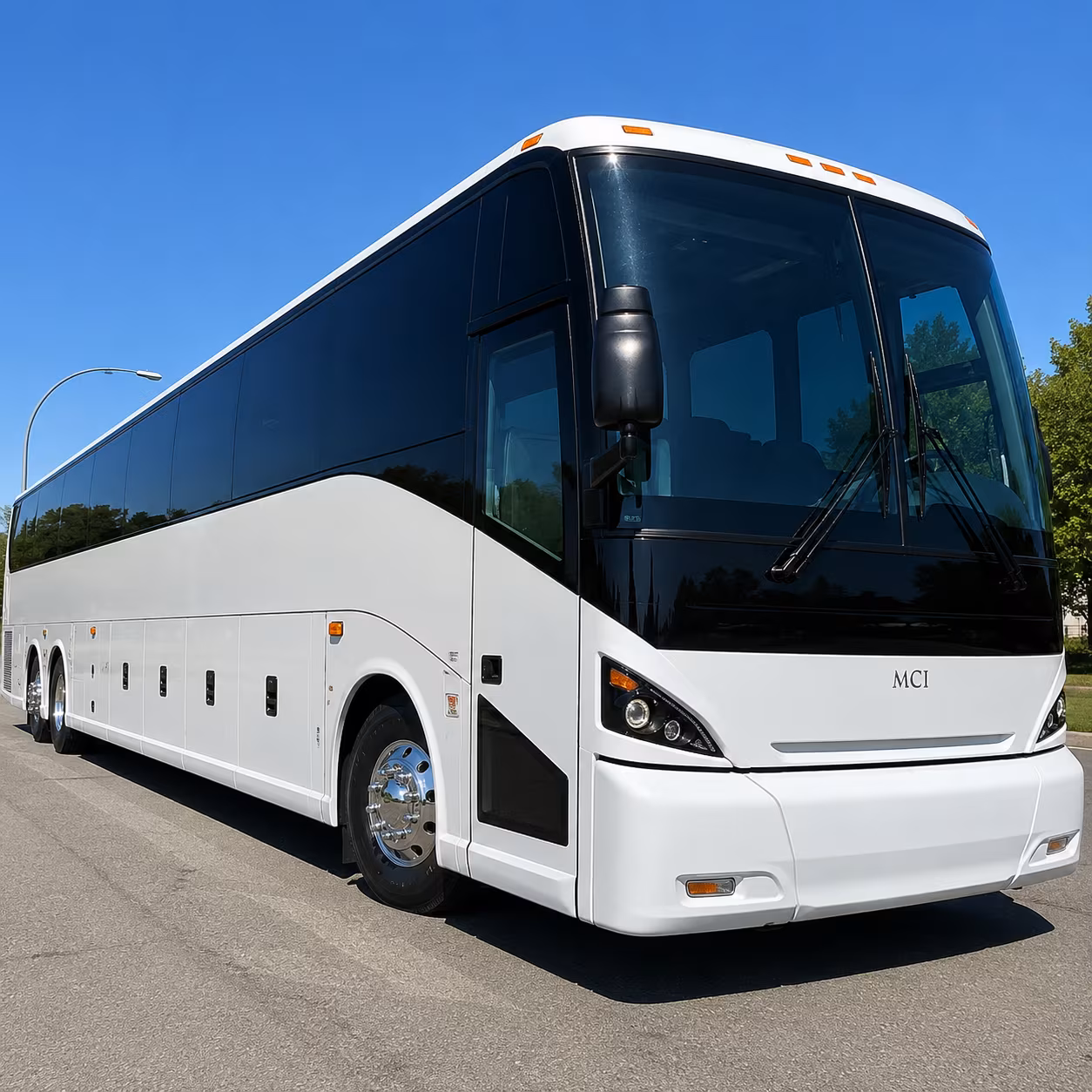 Aurora School Event Transportation party bus exterior