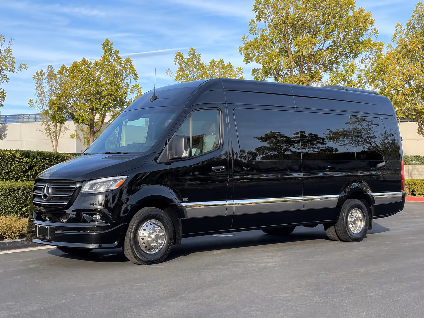 Aurora School Event Transportation party bus exterior