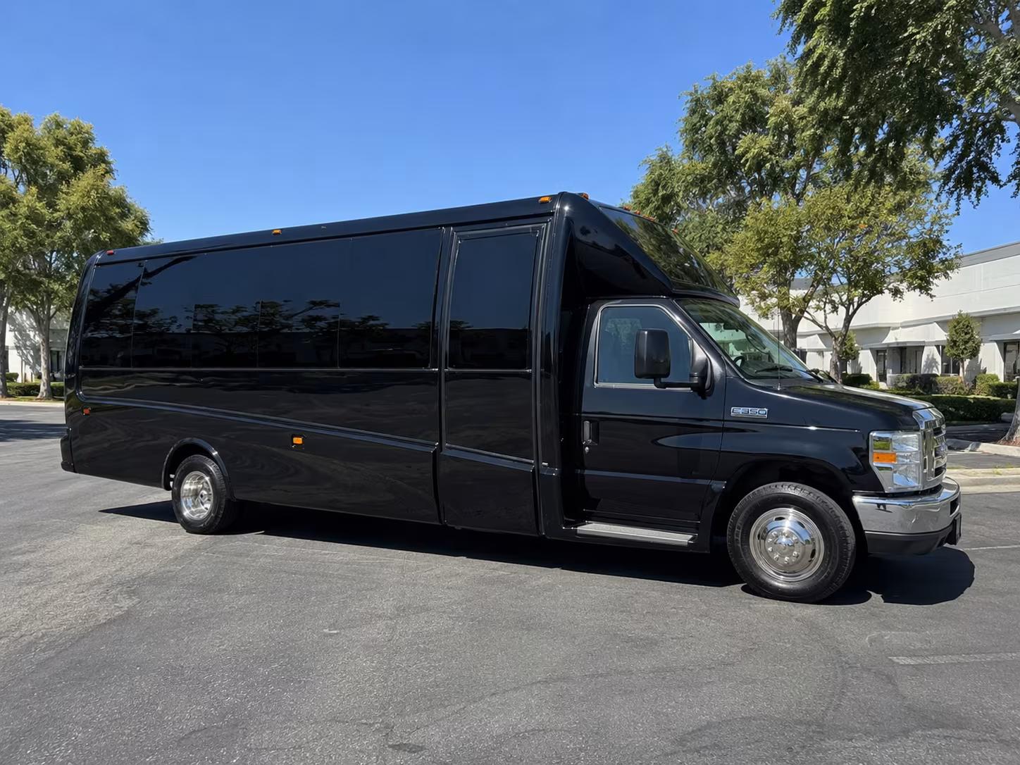 Aurora Sporting Event Transportation party bus exterior